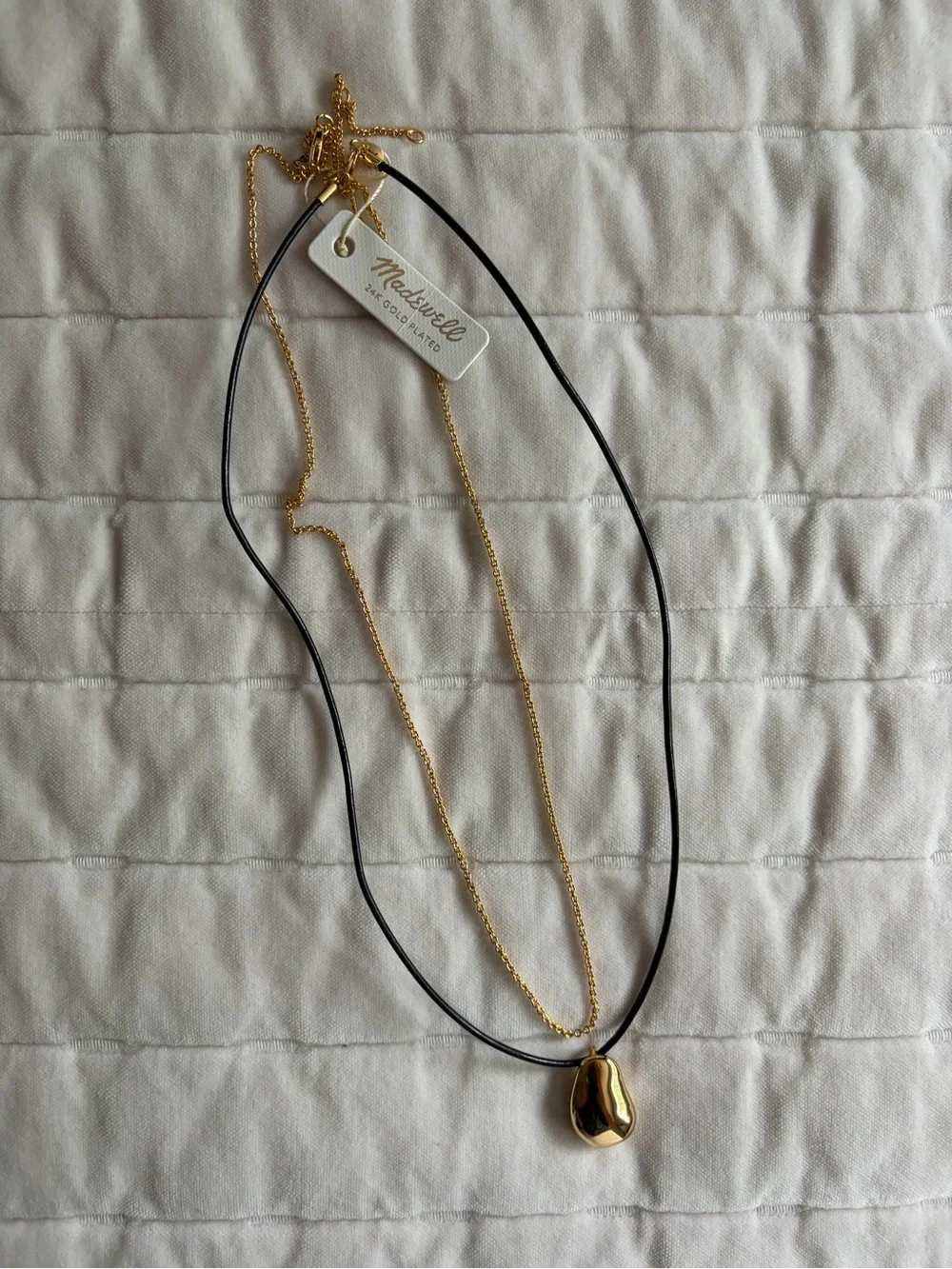 Madewell Droplet Pendant Necklace Set - Picture 1 of 7